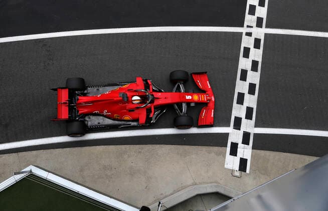 Motorsports: FIA Formula One World Championship, WM, Weltmeisterschaft 2020, Grand Prix of Great Britain Motorsports: FIA Formula One World Championship 2020, Grand Prix of Great Britain, 5 Sebastian Vettel (GER, Scuderia Ferrari Mission Winnow),