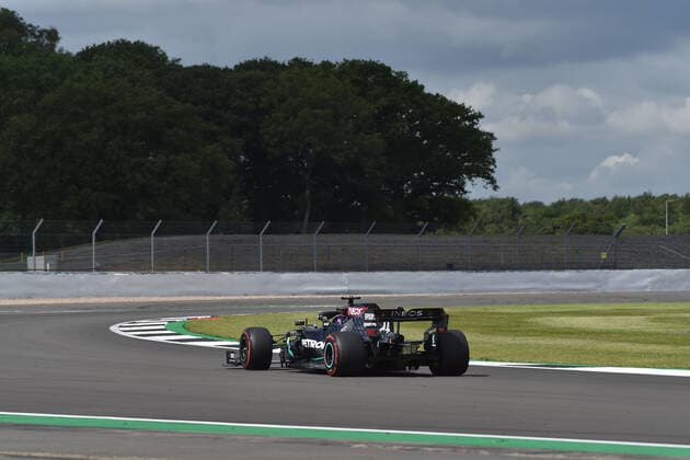 Motorsports: FIA Formula One World Championship, WM, Weltmeisterschaft 2020, Grand Prix of Great Britain Motorsports: FIA Formula One World Championship 2020, Grand Prix of Great Britain, 44 Lewis Hamilton (GBR, Mercedes-AMG Petronas Formula One Team),