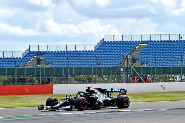 Motorsports: FIA Formula One World Championship, WM, Weltmeisterschaft 2020, Grand Prix of Great Britain Motorsports: FIA Formula One World Championship 2020, Grand Prix of Great Britain, 44 Lewis Hamilton (GBR, Mercedes-AMG Petronas Formula One Team),