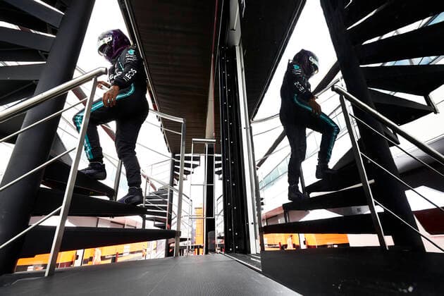 Motorsports: FIA Formula One World Championship, WM, Weltmeisterschaft 2020, Grand Prix of Great Britain Motorsports: FIA Formula One World Championship 2020, Grand Prix of Great Britain, 44 Lewis Hamilton (GBR, Mercedes-AMG Petronas Formula One Team),