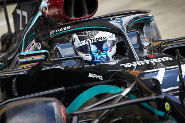 Motorsports: FIA Formula One World Championship, WM, Weltmeisterschaft 2020, Grand Prix of Great Britain Motorsports: FIA Formula One World Championship 2020, Grand Prix of Great Britain, 77 Valtteri Bottas (FIN, Mercedes-AMG Petronas Formula One Team),