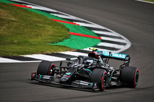 Motorsports: FIA Formula One World Championship, WM, Weltmeisterschaft 2020, Grand Prix of Great Britain Motorsports: FIA Formula One World Championship 2020, Grand Prix of Great Britain, 77 Valtteri Bottas (FIN, Mercedes-AMG Petronas Formula One Team),