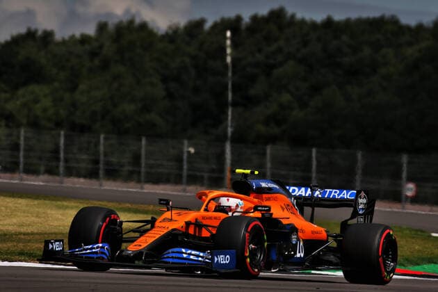 Motorsports: FIA Formula One World Championship, WM, Weltmeisterschaft 2020, Grand Prix of Great Britain Motorsports: FIA Formula One World Championship 2020, Grand Prix of Great Britain, 4 Lando Norris (GBR, McLaren F1 Team),