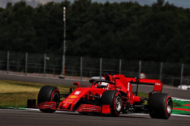 Motorsports: FIA Formula One World Championship, WM, Weltmeisterschaft 2020, Grand Prix of Great Britain Motorsports: FIA Formula One World Championship 2020, Grand Prix of Great Britain, 5 Sebastian Vettel (GER, Scuderia Ferrari Mission Winnow),
