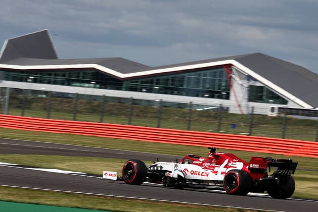 Motorsports: FIA Formula One World Championship, WM, Weltmeisterschaft 2020, Grand Prix of Great Britain Motorsports: FIA Formula One World Championship 2020, Grand Prix of Great Britain, 7 Kimi Raikkonen (FIN, Alfa Romeo Racing ORLEN),