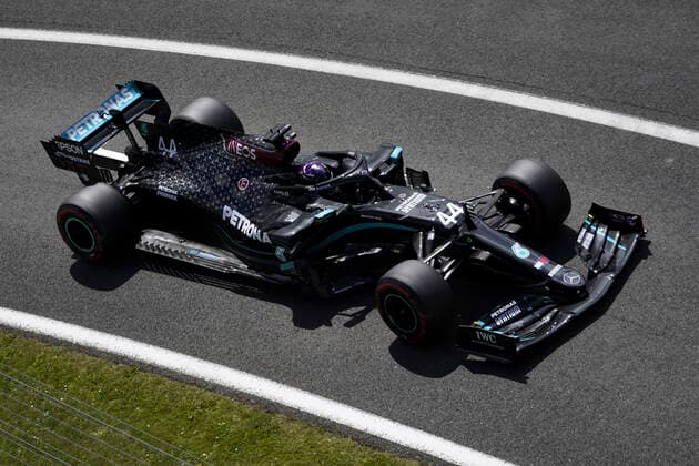 Motorsports: FIA Formula One World Championship, WM, Weltmeisterschaft 2020, Grand Prix of Great Britain Motorsports: FIA Formula One World Championship 2020, Grand Prix of Great Britain, 44 Lewis Hamilton (GBR, Mercedes-AMG Petronas Formula One Team),
