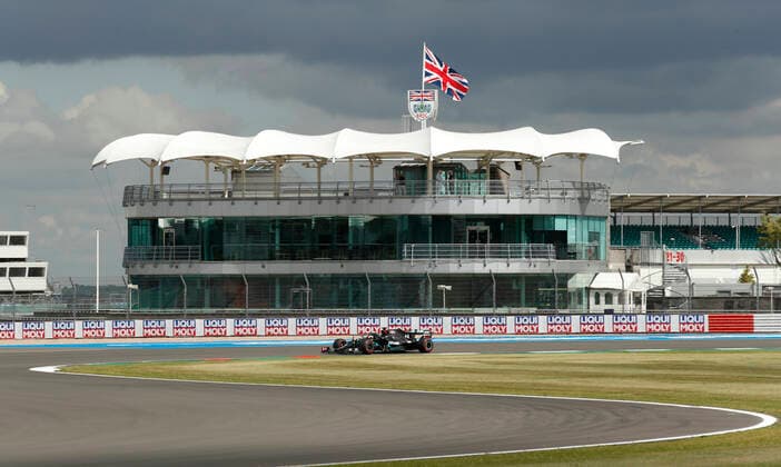 Motorsports: FIA Formula One World Championship, WM, Weltmeisterschaft 2020, Grand Prix of Great Britain Motorsports: FIA Formula One World Championship 2020, Grand Prix of Great Britain, 44 Lewis Hamilton (GBR, Mercedes-AMG Petronas Formula One Team),