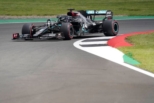 Motorsports: FIA Formula One World Championship, WM, Weltmeisterschaft 2020, Grand Prix of Great Britain Motorsports: FIA Formula One World Championship 2020, Grand Prix of Great Britain, 44 Lewis Hamilton (GBR, Mercedes-AMG Petronas Formula One Team),