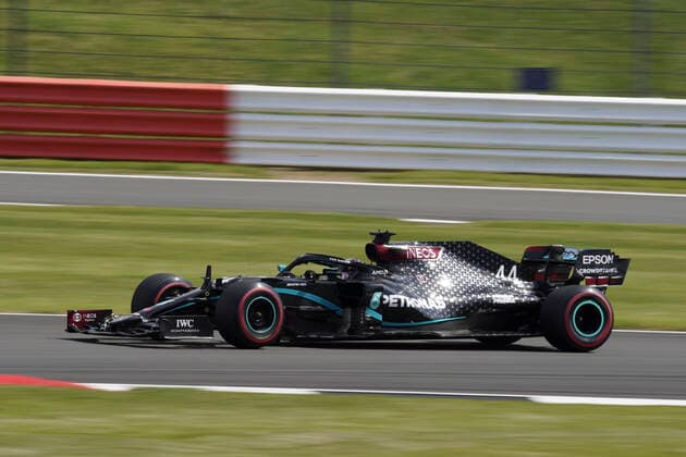 Motorsports: FIA Formula One World Championship, WM, Weltmeisterschaft 2020, Grand Prix of Great Britain Motorsports: FIA Formula One World Championship 2020, Grand Prix of Great Britain, 44 Lewis Hamilton (GBR, Mercedes-AMG Petronas Formula One Team),