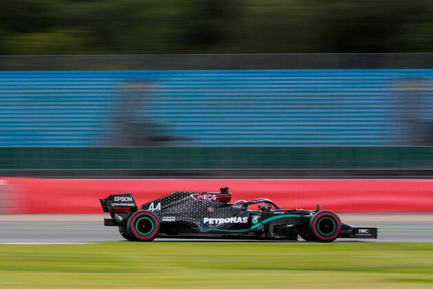 Motorsports: FIA Formula One World Championship, WM, Weltmeisterschaft 2020, Grand Prix of Great Britain Motorsports: FIA Formula One World Championship 2020, Grand Prix of Great Britain, 44 Lewis Hamilton (GBR, Mercedes-AMG Petronas Formula One Team),