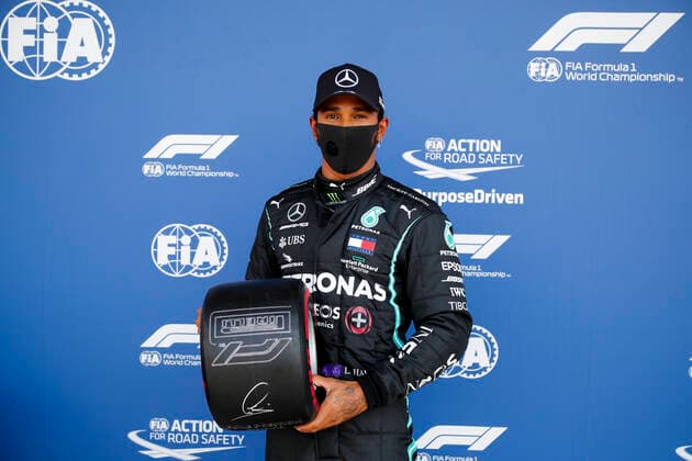 Sport Bilder des Tages Motorsports: FIA Formula One World Championship, WM, Weltmeisterschaft 2020, Grand Prix of Great Britain Motorsports: FIA Formula One World Championship 2020, Grand Prix of Great Britain, 44 Lewis Hamilton (GBR, Mercedes-AMG Petronas Formula One Team),