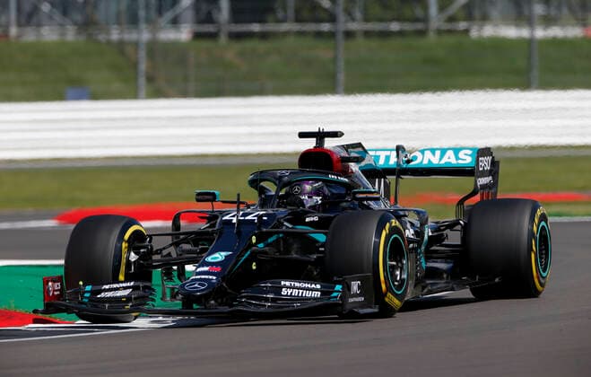 Motorsports: FIA Formula One World Championship, WM, Weltmeisterschaft 2020, Grand Prix of Great Britain, 44 Lewis Hamilton (GBR, Mercedes-AMG Petronas Formula One Team), Silverstone Great Britain