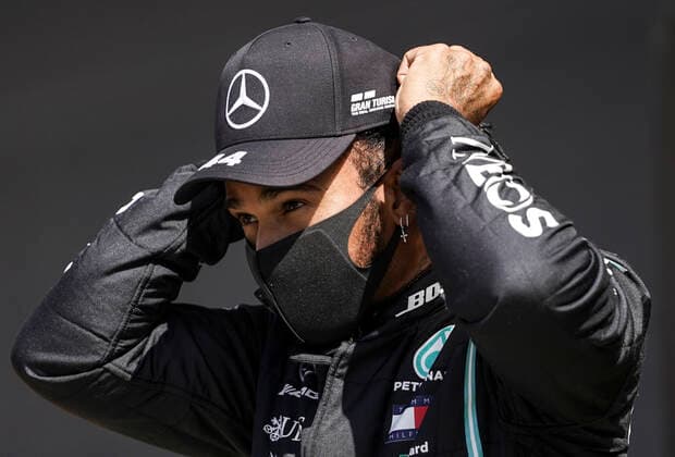Motorsports: FIA Formula One World Championship, WM, Weltmeisterschaft 2020, Grand Prix of Great Britain Motorsports: FIA Formula One World Championship 2020, Grand Prix of Great Britain, 44 Lewis Hamilton (GBR, Mercedes-AMG Petronas Formula One Team),