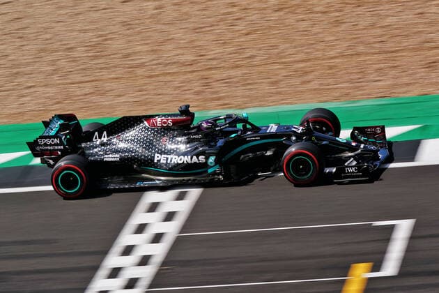 Motorsports: FIA Formula One World Championship, WM, Weltmeisterschaft 2020, Grand Prix of Great Britain Motorsports: FIA Formula One World Championship 2020, Grand Prix of Great Britain, 44 Lewis Hamilton (GBR, Mercedes-AMG Petronas Formula One Team),