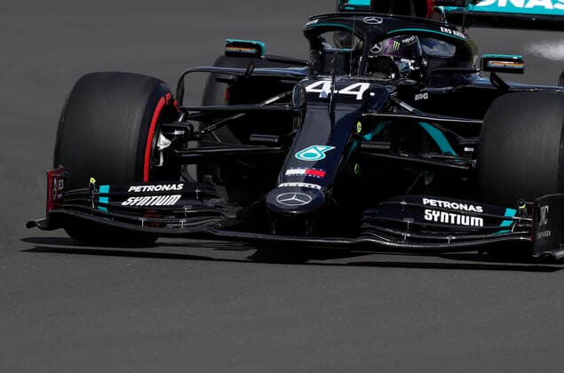 Motorsports: FIA Formula One World Championship, WM, Weltmeisterschaft 2020, Grand Prix of Great Britain Motorsports: FIA Formula One World Championship 2020, Grand Prix of Great Britain, 44 Lewis Hamilton (GBR, Mercedes-AMG Petronas Formula One Team),