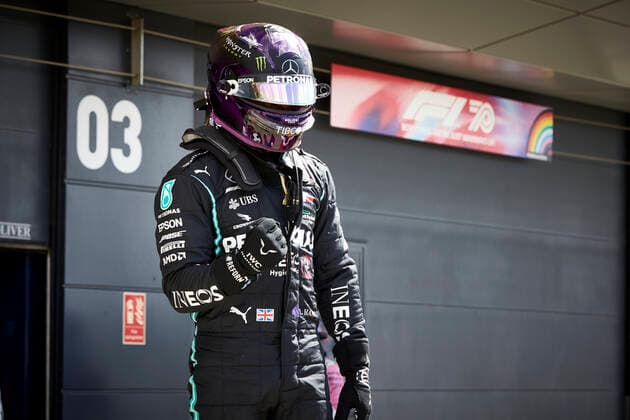 Motorsports: FIA Formula One World Championship, WM, Weltmeisterschaft 2020, Grand Prix of Great Britain Motorsports: FIA Formula One World Championship 2020, Grand Prix of Great Britain, 44 Lewis Hamilton (GBR, Mercedes-AMG Petronas Formula One Team),