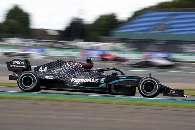 Motorsports: FIA Formula One World Championship, WM, Weltmeisterschaft 2020, Grand Prix of Great Britain Motorsports: FIA Formula One World Championship 2020, Grand Prix of Great Britain, 44 Lewis Hamilton (GBR, Mercedes-AMG Petronas Formula One Team),