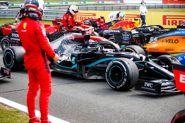 Motorsports: FIA Formula One World Championship, WM, Weltmeisterschaft 2020, Grand Prix of Great Britain Motorsports: FIA Formula One World Championship 2020, Grand Prix of Great Britain, 44 Lewis Hamilton (GBR, Mercedes-AMG Petronas Formula One Team),