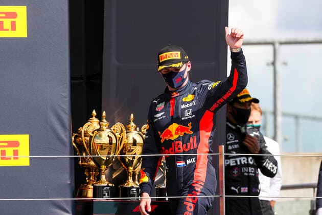 Motorsports: FIA Formula One World Championship, WM, Weltmeisterschaft 2020, Grand Prix of Great Britain Motorsports: FIA Formula One World Championship 2020, Grand Prix of Great Britain, 33 Max Verstappen (NLD, Aston Martin Red Bull Racing),