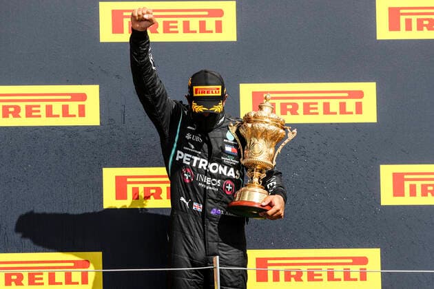 Motorsports: FIA Formula One World Championship, WM, Weltmeisterschaft 2020, Grand Prix of Great Britain Motorsports: FIA Formula One World Championship 2020, Grand Prix of Great Britain, 44 Lewis Hamilton (GBR, Mercedes-AMG Petronas Formula One Team),