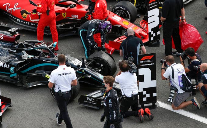 Motorsports: FIA Formula One World Championship, WM, Weltmeisterschaft 2020, Grand Prix of Great Britain, 44 Lewis Hamilton (GBR, Mercedes-AMG Petronas Formula One Team), Silverstone Great Britain