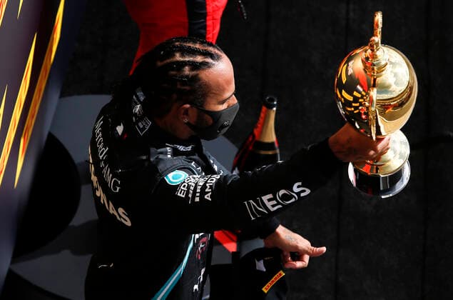 Motorsports: FIA Formula One World Championship, WM, Weltmeisterschaft 2020, Grand Prix of Great Britain, 44 Lewis Hamilton (GBR, Mercedes-AMG Petronas Formula One Team), Silverstone Great Britain