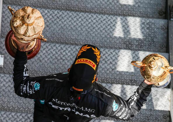 Motorsports: FIA Formula One World Championship, WM, Weltmeisterschaft 2020, Grand Prix of Great Britain, 44 Lewis Hamilton (GBR, Mercedes-AMG Petronas Formula One Team), Silverstone Great Britain