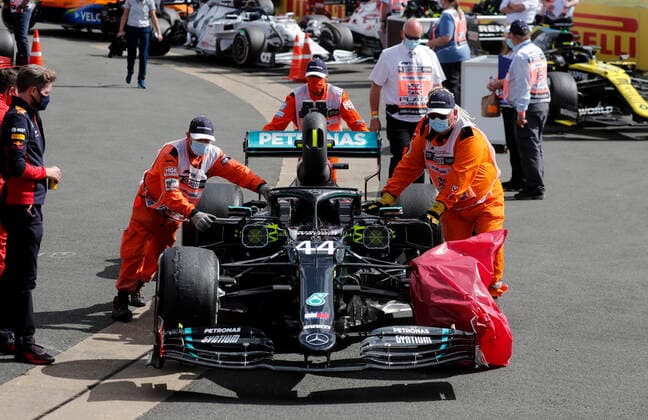Motorsports: FIA Formula One World Championship, WM, Weltmeisterschaft 2020, Grand Prix of Great Britain Motorsports: FIA Formula One World Championship 2020, Grand Prix of Great Britain, Car of 44 Lewis Hamilton (GBR, Mercedes-AMG Petronas Formula One Team),
