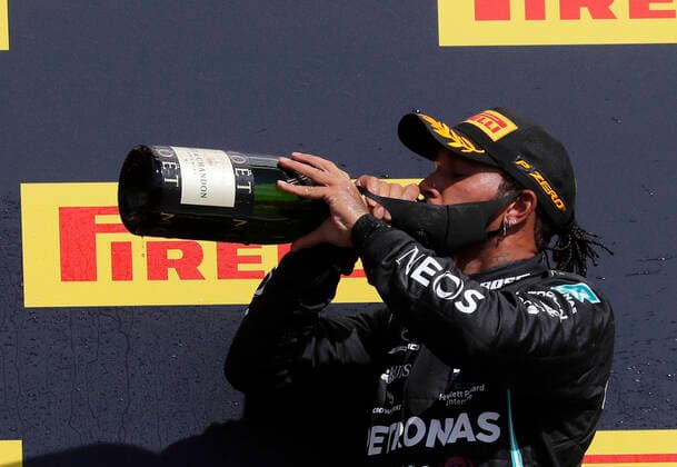 Motorsports: FIA Formula One World Championship, WM, Weltmeisterschaft 2020, Grand Prix of Great Britain Motorsports: FIA Formula One World Championship 2020, Grand Prix of Great Britain, 44 Lewis Hamilton (GBR, Mercedes-AMG Petronas Formula One Team),