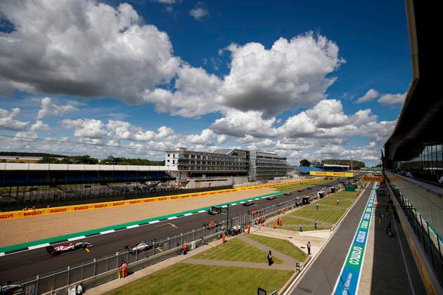 Motorsports: FIA Formula One World Championship, WM, Weltmeisterschaft 2020, Grand Prix of Great Britain, Overview starting grid Silverstone Great Britain