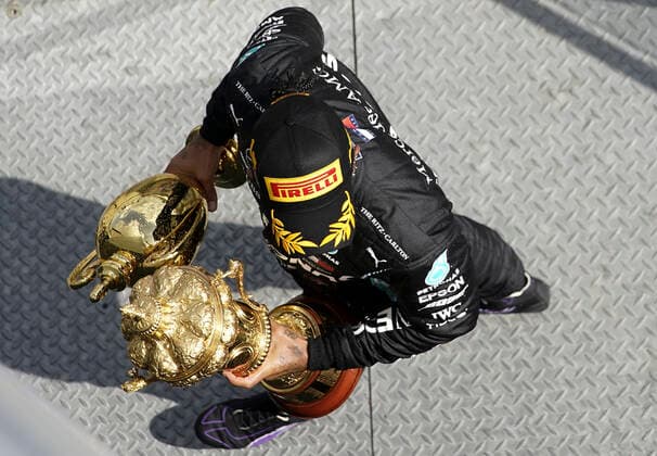 Motorsports: FIA Formula One World Championship, WM, Weltmeisterschaft 2020, Grand Prix of Great Britain Motorsports: FIA Formula One World Championship 2020, Grand Prix of Great Britain, 44 Lewis Hamilton (GBR, Mercedes-AMG Petronas Formula One Team),