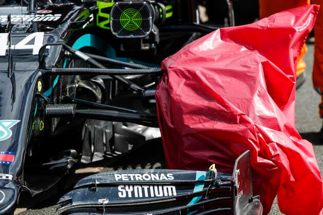 Motorsports: FIA Formula One World Championship, WM, Weltmeisterschaft 2020, Grand Prix of Great Britain, Car of 44 Lewis Hamilton (GBR, Mercedes-AMG Petronas Formula One Team), Silverstone Great Britain