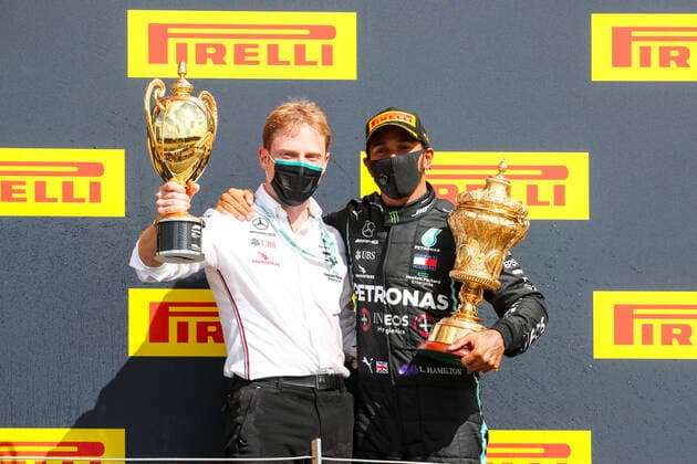 Motorsports: FIA Formula One World Championship, WM, Weltmeisterschaft 2020, Grand Prix of Great Britain Motorsports: FIA Formula One World Championship 2020, Grand Prix of Great Britain, 44 Lewis Hamilton (GBR, Mercedes-AMG Petronas Formula One Team),