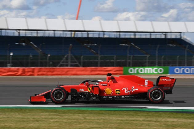 Motorsports: FIA Formula One World Championship, WM, Weltmeisterschaft 2020, Grand Prix of Great Britain Motorsports: FIA Formula One World Championship 2020, Grand Prix of Great Britain, 5 Sebastian Vettel (GER, Scuderia Ferrari Mission Winnow),