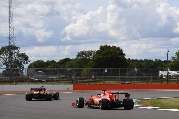 Motorsports: FIA Formula One World Championship, WM, Weltmeisterschaft 2020, Grand Prix of Great Britain Motorsports: FIA Formula One World Championship 2020, Grand Prix of Great Britain, 5 Sebastian Vettel (GER, Scuderia Ferrari Mission Winnow),