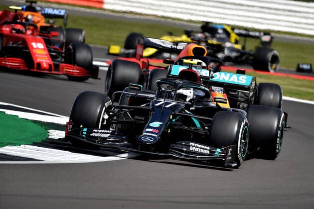 Motorsports: FIA Formula One World Championship, WM, Weltmeisterschaft 2020, Grand Prix of Great Britain Motorsports: FIA Formula One World Championship 2020, Grand Prix of Great Britain, 77 Valtteri Bottas (FIN, Mercedes-AMG Petronas Formula One Team),