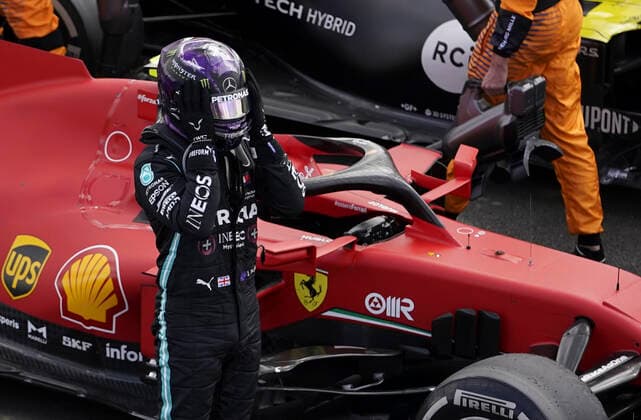 Motorsports: FIA Formula One World Championship, WM, Weltmeisterschaft 2020, Grand Prix of Great Britain Motorsports: FIA Formula One World Championship 2020, Grand Prix of Great Britain, 44 Lewis Hamilton (GBR, Mercedes-AMG Petronas Formula One Team),