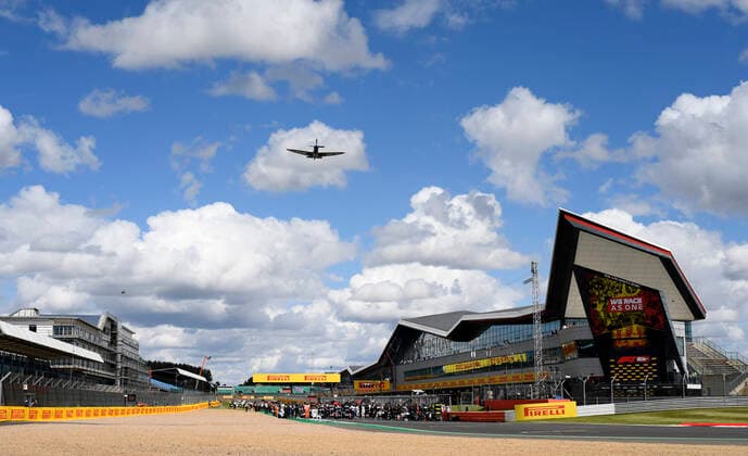 Motorsports: FIA Formula One World Championship, WM, Weltmeisterschaft 2020, Grand Prix of Great Britain Motorsports: FIA Formula One World Championship 2020, Grand Prix of Great Britain, Overview starting grid