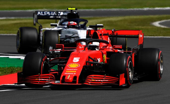 Motorsports: FIA Formula One World Championship, WM, Weltmeisterschaft 2020, Grand Prix of Great Britain Motorsports: FIA Formula One World Championship 2020, Grand Prix of Great Britain, 5 Sebastian Vettel (GER, Scuderia Ferrari Mission Winnow),