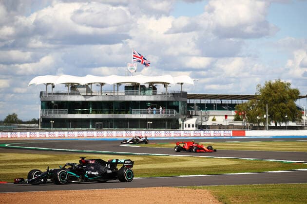 Motorsports: FIA Formula One World Championship, WM, Weltmeisterschaft 2020, Grand Prix of Great Britain Motorsports: FIA Formula One World Championship 2020, Grand Prix of Great Britain, 44 Lewis Hamilton (GBR, Mercedes-AMG Petronas Formula One Team),