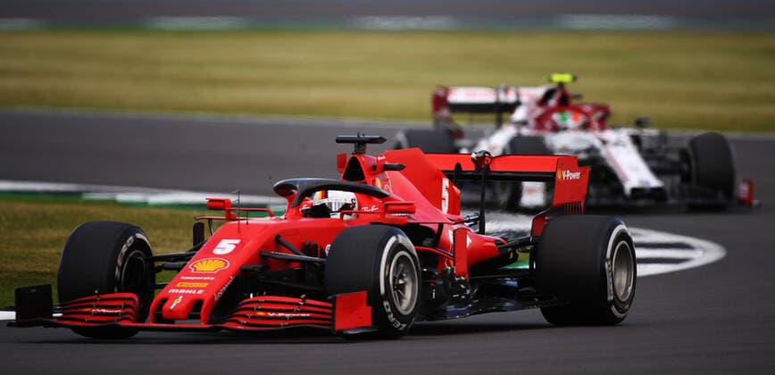 Motorsports: FIA Formula One World Championship, WM, Weltmeisterschaft 2020, Grand Prix of Great Britain Motorsports: FIA Formula One World Championship 2020, Grand Prix of Great Britain, 5 Sebastian Vettel (GER, Scuderia Ferrari Mission Winnow),