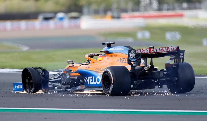 Motorsports: FIA Formula One World Championship, WM, Weltmeisterschaft 2020, Grand Prix of Great Britain Motorsports: FIA Formula One World Championship 2020, Grand Prix of Great Britain, 55 Carlos Sainz (ESP, McLaren F1 Team),