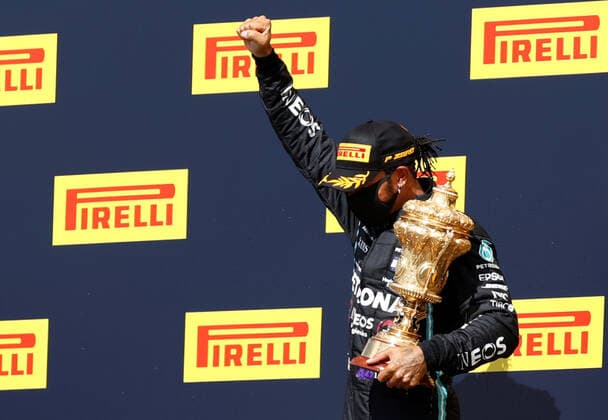 Motorsports: FIA Formula One World Championship, WM, Weltmeisterschaft 2020, Grand Prix of Great Britain Motorsports: FIA Formula One World Championship 2020, Grand Prix of Great Britain, 44 Lewis Hamilton (GBR, Mercedes-AMG Petronas Formula One Team),