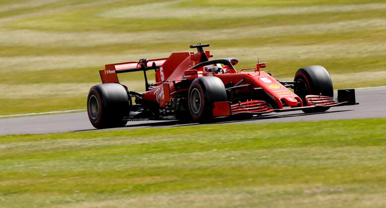 Motorsports: FIA Formula One World Championship, WM, Weltmeisterschaft 2020, Grand Prix of Great Britain, 5 Sebastian Vettel (GER, Scuderia Ferrari Mission Winnow), Silverstone Great Britain