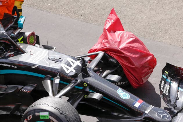Motorsports: FIA Formula One World Championship, WM, Weltmeisterschaft 2020, Grand Prix of Great Britain, Car of 44 Lewis Hamilton (GBR, Mercedes-AMG Petronas Formula One Team), Silverstone Great Britain