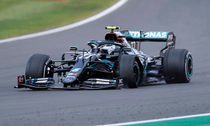 Motorsports: FIA Formula One World Championship, WM, Weltmeisterschaft 2020, Grand Prix of Great Britain Motorsports: FIA Formula One World Championship 2020, Grand Prix of Great Britain, 77 Valtteri Bottas (FIN, Mercedes-AMG Petronas Formula One Team),