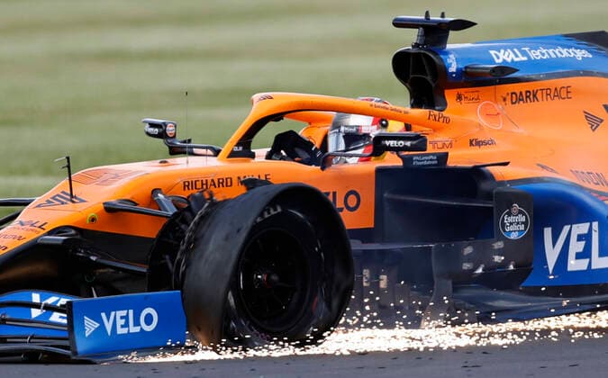 Motorsports: FIA Formula One World Championship, WM, Weltmeisterschaft 2020, Grand Prix of Great Britain Motorsports: FIA Formula One World Championship 2020, Grand Prix of Great Britain, 55 Carlos Sainz (ESP, McLaren F1 Team),