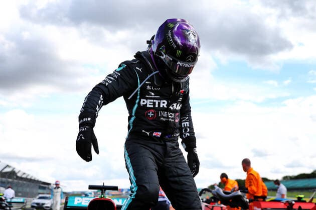 Motorsports: FIA Formula One World Championship, WM, Weltmeisterschaft 2020, Grand Prix of Great Britain Motorsports: FIA Formula One World Championship 2020, Grand Prix of Great Britain, 44 Lewis Hamilton (GBR, Mercedes-AMG Petronas Formula One Team),