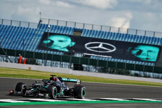 Motorsports: FIA Formula One World Championship, WM, Weltmeisterschaft 2020, Grand Prix of Great Britain Motorsports: FIA Formula One World Championship 2020, Grand Prix of Great Britain, 44 Lewis Hamilton (GBR, Mercedes-AMG Petronas Formula One Team),