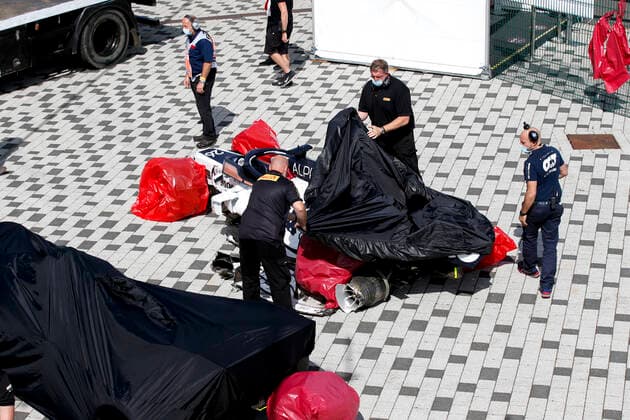 Motorsports: FIA Formula One World Championship, WM, Weltmeisterschaft 2020, Grand Prix of Great Britain, Car of 26 Daniil Kvyat (RUS, Scuderia AlphaTauri Honda), Silverstone Great Britain